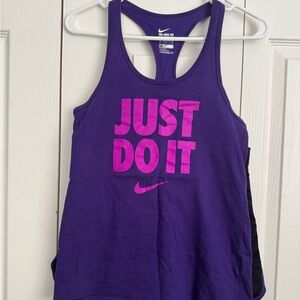 Nike Purple Tank & Shorts Active Set